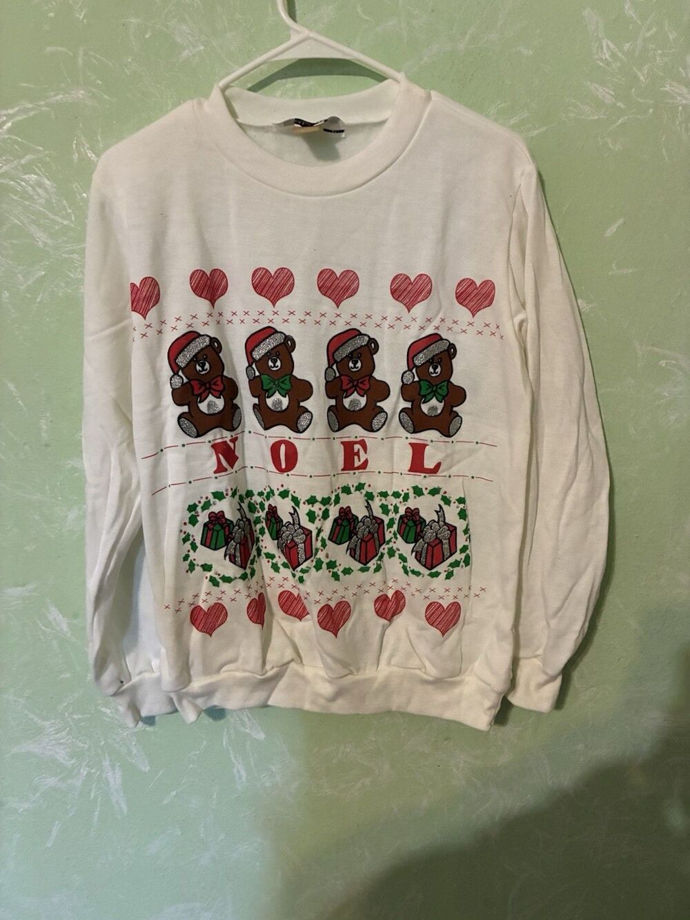 Blair “Christmas Bear Noel” Sweatshirt Size Medium